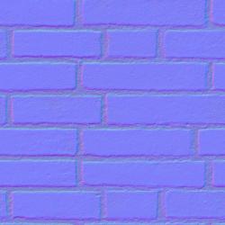 Seamless Textures of Wall Bricks + Normal & Bump Mapping